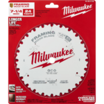 DISCO DE SIERRA CIRCULAR P/MADERA 7 1/4" 24D MILWAUKEE