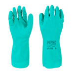 GUANTE DE NITRILO VERDE ACEITES T10 ANSELL/SOLVEX