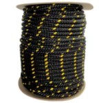 SOGA TRENZADA MULTIFIL NEGRA 14MM X 100MTS (9.5KG APROX)