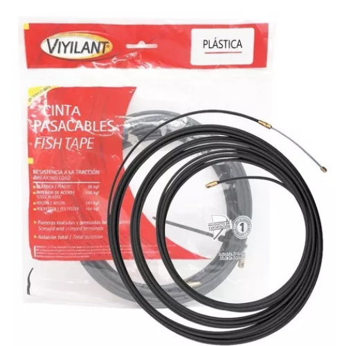 4_77 CINTA PASACABLE PLASTICA 3.8MM 7MTS VIYILANT - Imagen 1