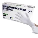 GUANTE DESCARTABLE LATEX BLANCO REFORZADO T.S