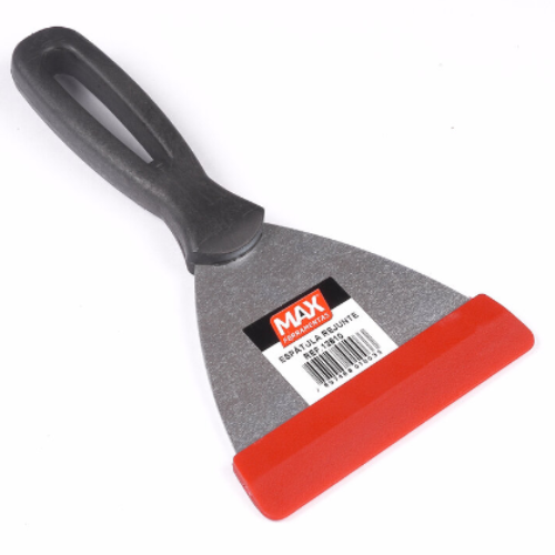 50_0 ESPATULA C/BORDE DE SILICONA AJUSTE JUNTA 10CM BRUTE - Imagen 1