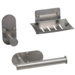 SET DE BAÑO LONDON 3 PIEZAS ACERO 9200 MOZART