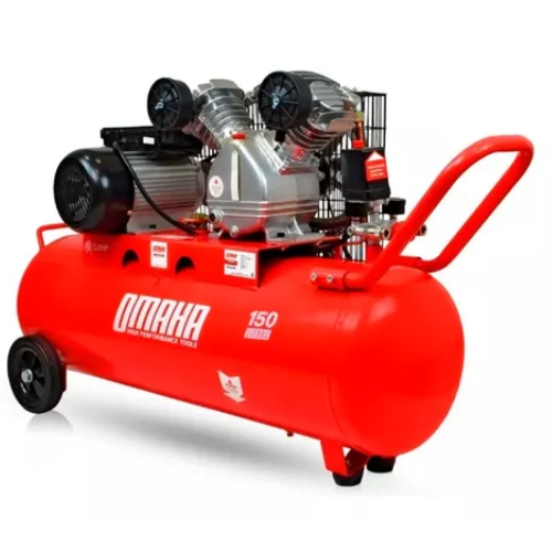54_0 COMPRESOR A CORREA 100L 3.0HP 220V BRUTE/OMAHA - Imagen 1