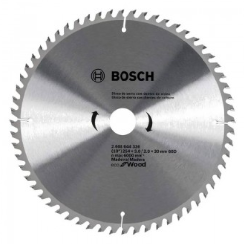 56_0 DISCO DE SIERRA CIRCULAR 235MM 9 1/4'' 60 DIENTES ATB BOSCH - Imagen 1