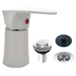 MONOCOMANDO BIDET 7240 S/TRANSFERENCIA BLANCA ABS MOZART