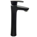 MONOCOMANDO LAVAT DOHA 7161 ABS NEGRA PICO ALTO 280MM RECTO