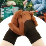 GUANTE ENGOMADO GARRA MARRON JARDINERO