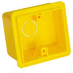 CAJA DE LUZ DE EMBUTIR MIGNON 5X5 AMARILLA (X200)