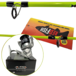 COMBO CAÑA PRO 1.65 2 TRAMOS 15-30LBS + REEL MAREA2000 COD121 REDFISH duplicado
