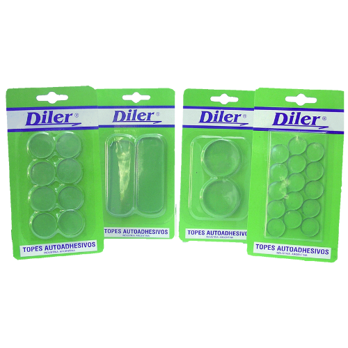 5_27 TOPE AUTOADHESIVO CIRCULAR TRANSPARENTE X2U TCT DILER - Imagen 1