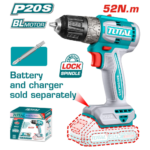 TALADRO INALAMBRICO 20V 2000RPM 52NM IND TDLI204531 TOTAL