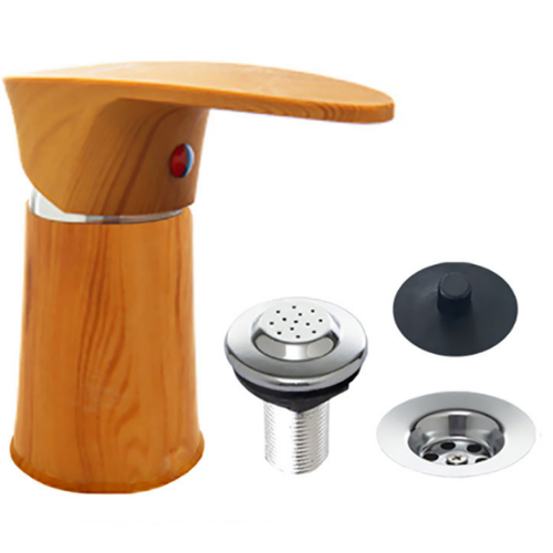 64_10 MONOCOMANDO BIDET 7243 S/TRANSFERENCIA ABS MADERA MOZART - Imagen 1