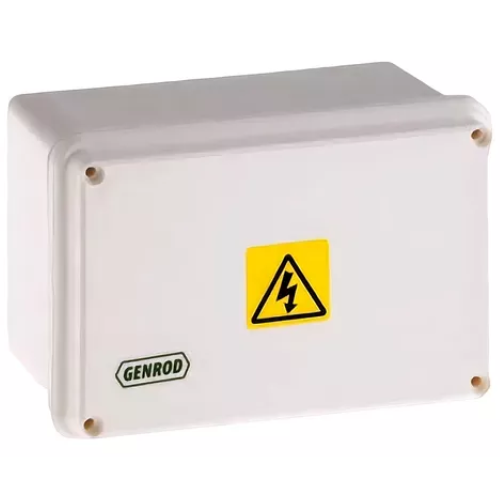 666_2 CAJA CONEXION ESTANCA PVC 90X90X55 BLANCA GENROD - Imagen 1