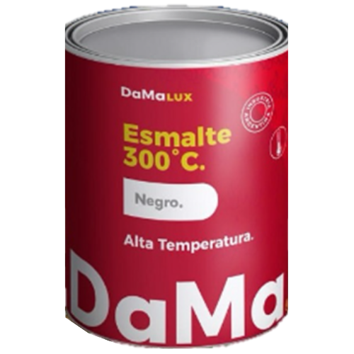 6_119 ESMALTE SINTETICO ALTA TEMP ALUMINIO 1/2LT DAMALUX - Imagen 1