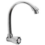 CANILLA CROMADA ABS 1 AGUA PARED PICO J 39CM BOL 9814 MOZAR
