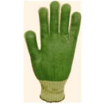 GUANTE ALGODON LAMINADO VERDE GAMISOL