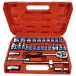 JUEGO DE TUBOS EN MALETIN X 32PCS (ROJO) CRV