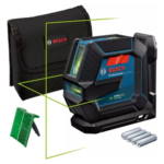 NIVEL LASER LINEAS VERDES C/SOPORTE UNIV GLL 2-15G BOSCH
