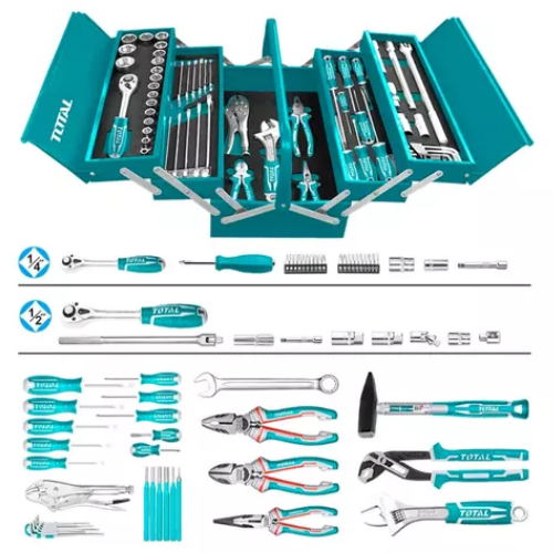 76_6 CAJA DE HERRAMIENTS MANUALES DE 108PCS THTCS121081 TOTAL - Imagen 1