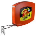 CINTA METRICA 120 FLEJE CROMADO 20MTS EVEL