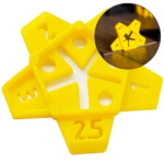 SEPARADOR ESTRELLA 5 EN 1 (1/1.5/2/3/5MM) X 200U DUKE