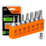 JUEGO DE PUNTAS TORX TAMPER 25MM 1" S2 X7U