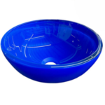 BACHA DE VIDRIO 41CM REDONDA AZUL 7678 MOZART
