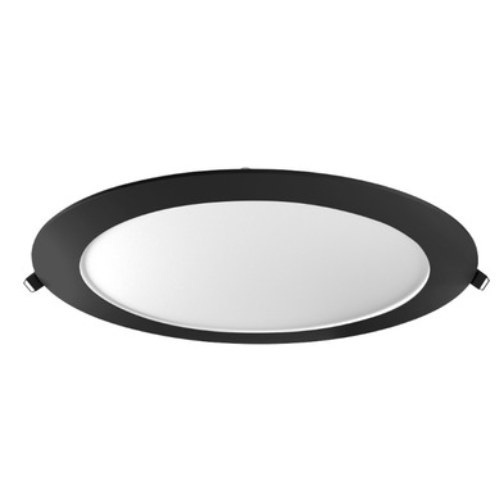 8_51 PANEL LED EMBUTIR NEGRO CIRC FRIO 18W 6000K TACOMA - Imagen 1
