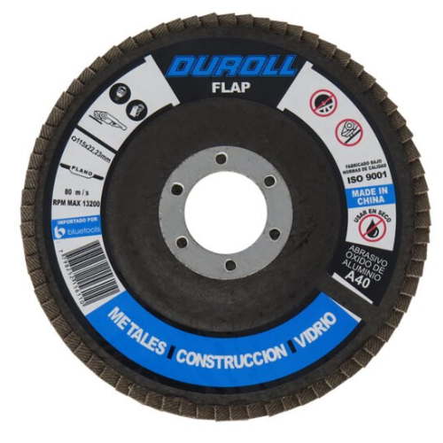 91_7 DISCO FLAP O/A 7" G120 DUROLL - Imagen 1