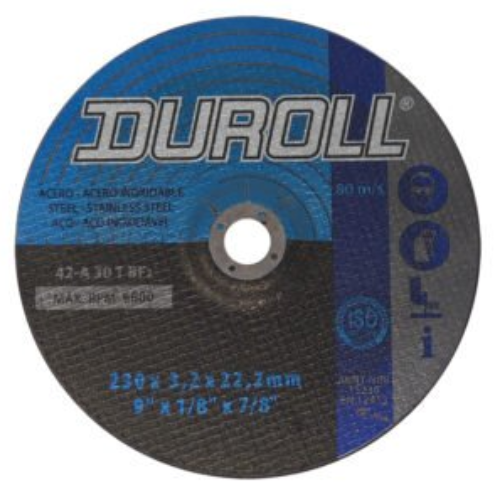 93 DISCO O/A 230X1.9X22.2 DUROLL DDOA23019 - Imagen 1