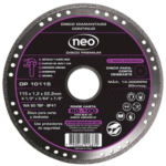 DISCO DIAMANTADO FINO PREMIUM 115X1.2X22.2MM DP10115 NEO