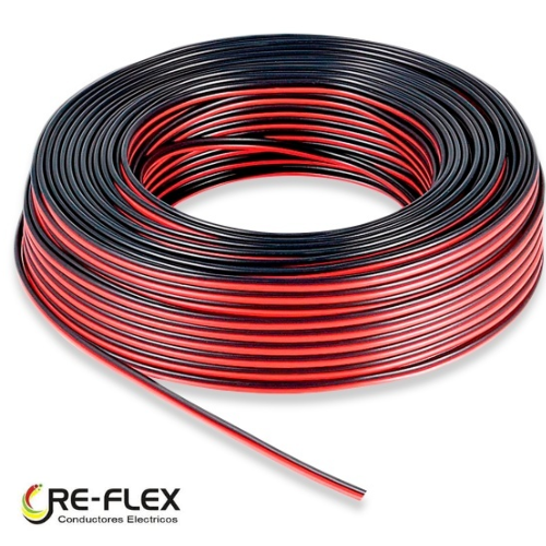 9_131 CABLE BICOLOR P/PARLANTE REFLEX 0.75MM X100MTS - Imagen 1