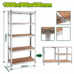 ESTANTERIA 5 PISOS 1800X900X400MM DTTS1A94 DYLLU