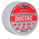 CINTA DUCTAC/DUCTAPE BLANCA 48MMX9XX0.26 TACSA