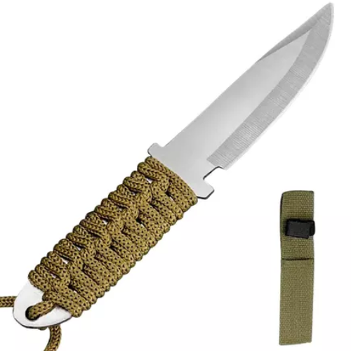 copia-de-diseno-sin-titulo-2024-08-13t224445980 CUCHILLO CAMPING MANGO TRENZADO VERDE - Imagen 1