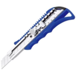 CUTTER PLASTICO C/GUIA METALICA 18MM