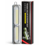 LAMPARA Y LINTERNA PORTATIL Y SOLAR 20W RM1908