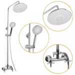 COLUMNA DE DUCHA BOSTON 7951 CROMADA VINTAGE MEZCLADORA