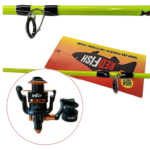 COMBO CAÑA SOLIDA PRO 2.10MTS 15-30LB + REEL 4000 REDFISH
