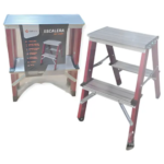 BANQUETA AC/CARBONO Y ALUMINIO 2 ESCALONES ORYX