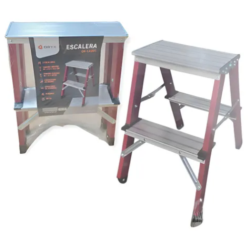 imagenes-sitio-web_4 BANQUETA AC/CARBONO Y ALUMINIO 2 ESCALONES ORYX - Imagen 1