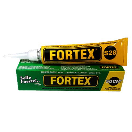 thinner-29 SILICONA TRANSPARENTE S28 50G FORTEX - Imagen 1